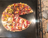 Foto del paso 6 de la receta: Pizza carnívora jugosa y económica estilo comecocos