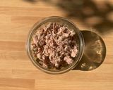 A picture of step 3 of Microwave Jar-Cooked Tuna Tomato Ragù.