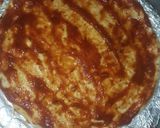 A picture of step 2 of Ginger malai boti pizza 🍕😋.