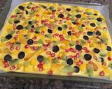 A picture of step 8 of Frozen Fruity Pizza.