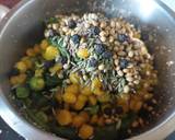 Spinach/split chickpea kababs with cheese salad recipe step 1 photo