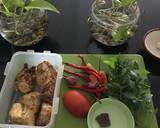 Ayam penyet sambal kemangi