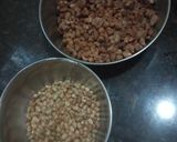 A picture of step 1 of Black eyed beans, cheese roll.