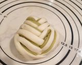 抹茶雙色饅頭的食譜步驟6照片