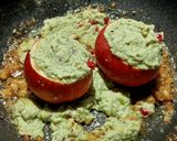 A picture of step 5 of Savory Stuffed Apples with Guava Sauce.