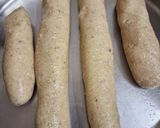 A picture of step 5 of Makhana Barfi.