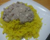 Foto del paso 1 de la receta: Arroz amarillo con salsa de carne y aguardiente