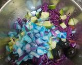 A picture of step 5 of Rainbow salad.