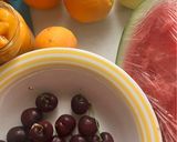 Foto del paso 1 de la receta: Macedonia con Fruta de Verano