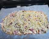 Foto del paso 4 de la receta: Pizza carbonara con base de quinoa