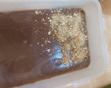 Foto langkah ke 3 dari resep Pudding Coklat Desert Box.
