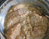 A picture of step 3 of Amritsari fish fry.