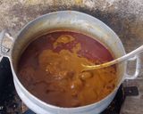 Une image de l'étape 21 de Sauce graines avec pâte de bœuf 😋 et poisson fumé mérou 🩷.
