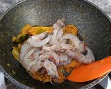 Foto langkah ke 3 dari resep Kare Udang Labu Siam Tempe Semangit.