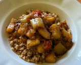 Tökös-kapros lecsó recept fázis 4 fotója