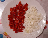 Foto del paso 1 de la receta: Huevos revueltos con berenjena