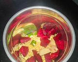 A picture of step 1 of Healthy beetroot chilla(weight loss dish).