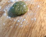 A picture of step 3 of Whole wheat Avocado roti (tortilla).