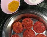 A picture of step 1 of Beetroot Sev Cutlet.