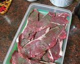 Foto del paso 5 de la receta: Entrecot a la plancha con papas asadas y salsa de manzana