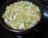 Foto del paso 2 de la receta Crema de calabacín y puerro con yogur