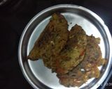 A picture of step 5 of Veg paratha.