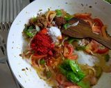 A picture of step 3 of Paneer Jalfrezi.