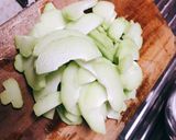 Hình bước làm 1 của món Susu xào thịt