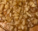 A picture of step 2 of Apple cinnamon monkey bread.