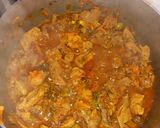 Foto del paso 2 de la receta: Arroz de carne de res y cerdo en aceite de coco