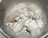 A picture of step 4 of Octopus tempura.