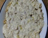 Foto langkah ke 3 dari resep Nasi Goreng Panggang Topping Carbonara Ayam.