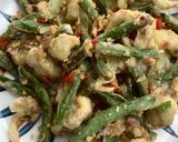 Foto langkah ke 4 dari resep Crispy Kembang Kol Buncis Bumbu Cabe Garam.