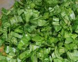 A picture of step 6 of Palak dal.