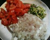 A picture of step 1 of Dal Palak.