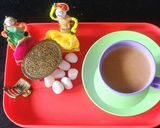 A picture of step 5 of Masaledar amiri tea.