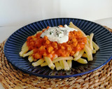 Foto del paso 11 de la receta: Pasta con soja texturizada y salsa de yogurt