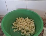 Foto del paso 2 de la receta: Licuado amarrillo con manzana verde y ananá 🍏🍍