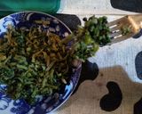 Foto del paso 3 de la receta: Espinacas con fettuccini de espinacas