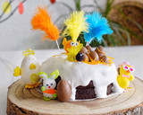 Foto del paso 4 de la receta: Mona de Pascua de chocolate cubierta con merengue suizo | @DarixLAB
