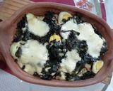 Foto del paso 5 de la receta: Pastel de pollo, papa y hojas de remolacha (2+1=3)