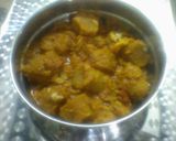 A picture of step 6 of Coconut gatta curry.