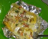 Foto langkah ke 4 dari resep Simple Savoury Bread Pudding (puding roti gurih simpel).