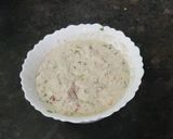 A picture of step 4 of Oats vegetable chillas.