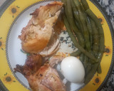 Foto del paso 9 de la receta: Pollo Horneado al Limón con Chauchas y Huevos Duros