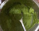 Pasta macaroni with cheese and spinach pesto sauce recipe step 1 photo