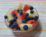 Foto del paso 3 de la receta: Compotera refrescante (sandía, melón, arándanos)