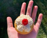 Foto del paso 5 de la receta: Muffins con/sin tac, relleno de frambuesa