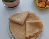 Une image de l'étape 2 de Crêpes salées à la farine d’épeautre au jambon/béchamel.