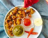 A picture of step 2 of MOONG DAL PAKODA /Moong dal vada/ Green garms pakoda.